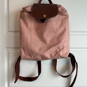 Longchamp pliage pink Backpack